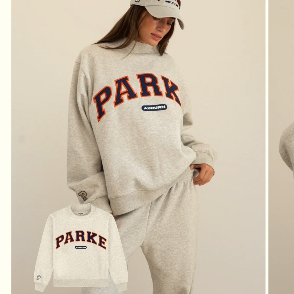 Auburn PARKE varsity mock neck